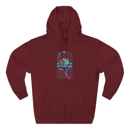 “Dance Dance Dance” Graphic Pullover, Motivational Dancer Gift, Dance Moms Inspired Apparel, Cozy Unisex Hoodie