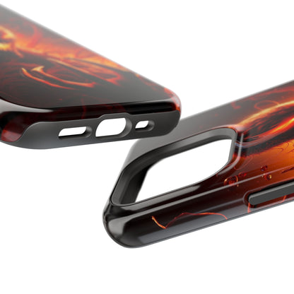 Fiery Alien Phone Case - Aesthetic iPhone Case | Sci-Fi Art Design | Gifts for Him | Unique Phone Accessories