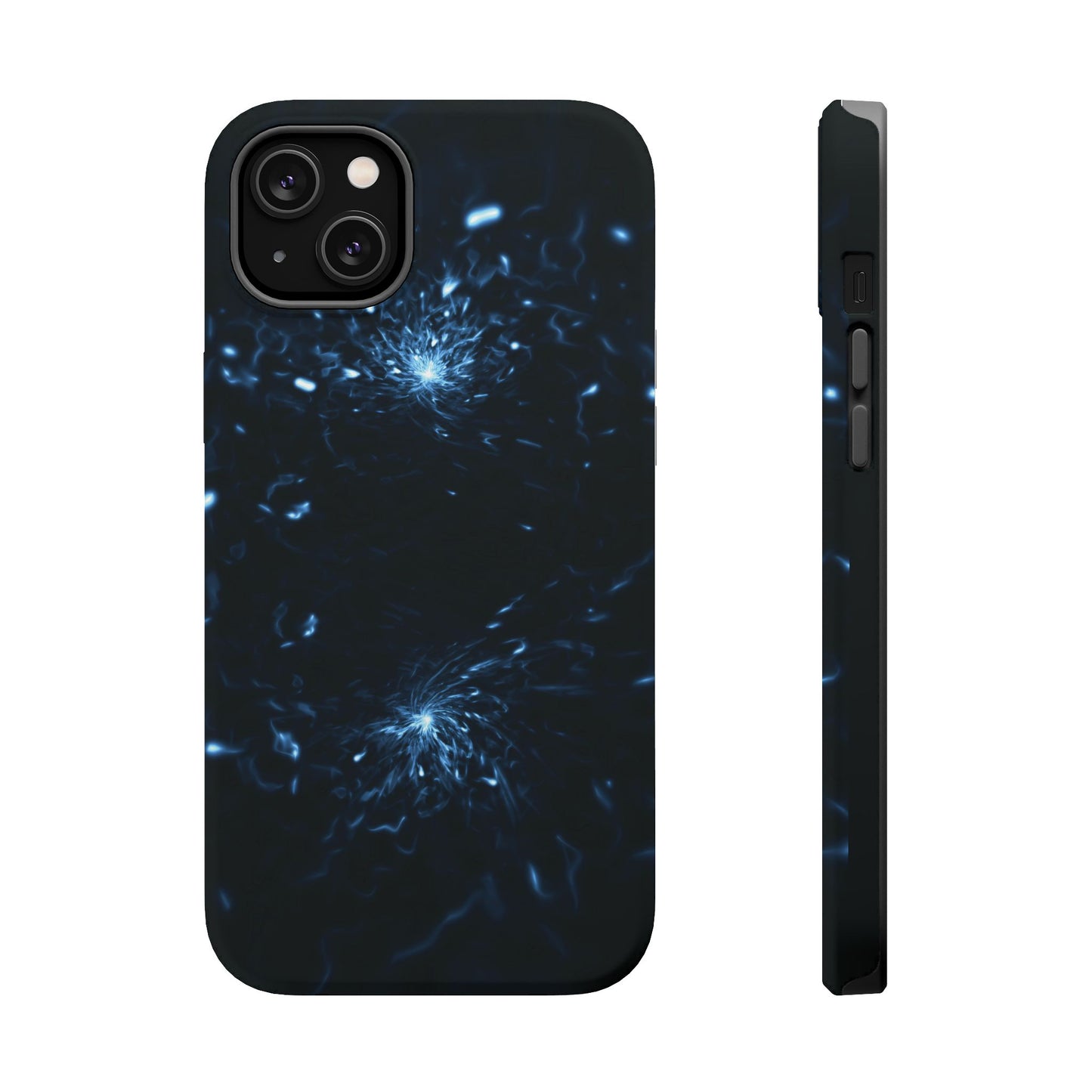 Galaxy Phone Case - Aesthetic iPhone Case | Blue Abstract Energy Design | Gifts for Him/Her | Sci-Fi Tech Vibes