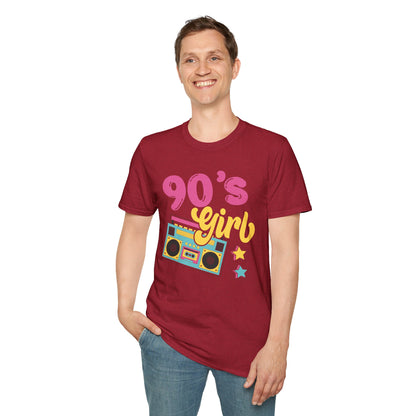 "90’s Girl" T-Shirt – Retro Throwback Tee | Nostalgic 90s Vibe Graphic Shirt for Girls & Women | Vintage Pop Culture Fashion Tee
