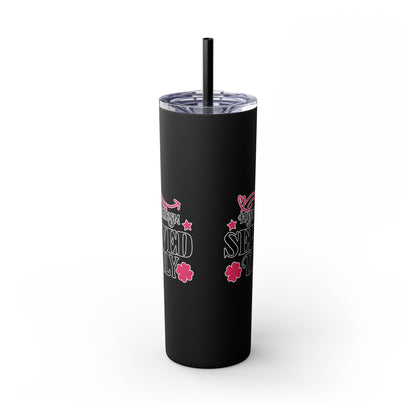 20oz Skinny Tumbler - 'Fresh Sarcasm Served Daily' Witty Insulated Drinkware