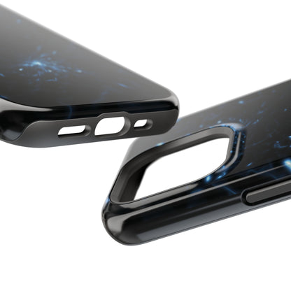 Galaxy Phone Case - Aesthetic iPhone Case | Blue Abstract Energy Design | Gifts for Him/Her | Sci-Fi Tech Vibes