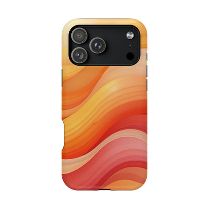 Sunset Phone Case - Aesthetic iPhone Case | Warm Gradient Wave Design | Gifts for Her | Beachy Summer Vibes