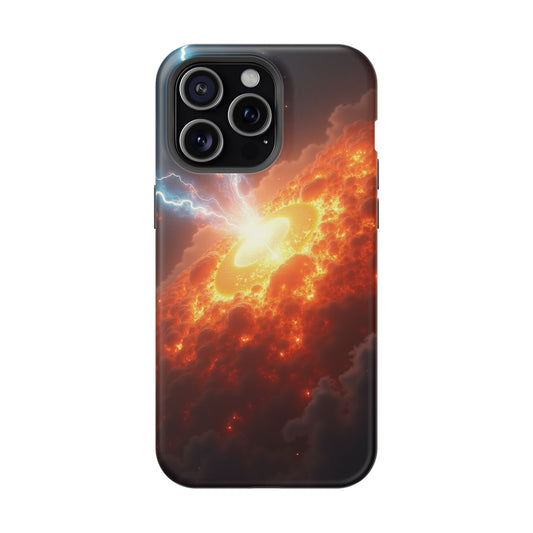 Supernova Phone Case - Fiery Galaxy iPhone Cover - Astronomy Gift for Him/Her
