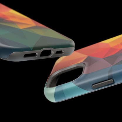 Solar Flare Phone Case for iPhone | Abstract Geometric Slim Protective Cover
