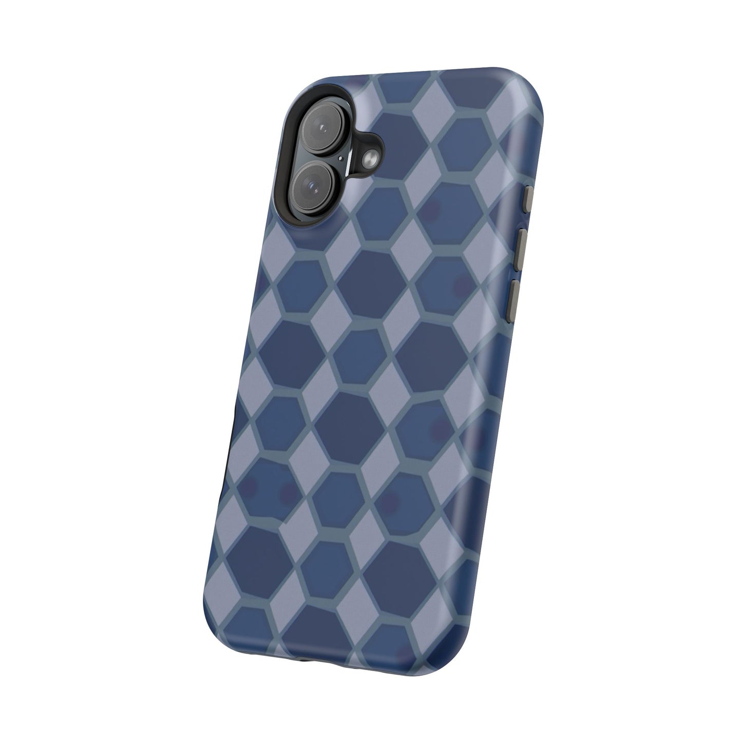 Hexagonal Elegance Phone Case – Stylish Geometric Phone Cover for iPhone & Samsung | Premium Polycarbonate Design with Sleek Minimalist Look | Anti-Slip & Shockproof Protection