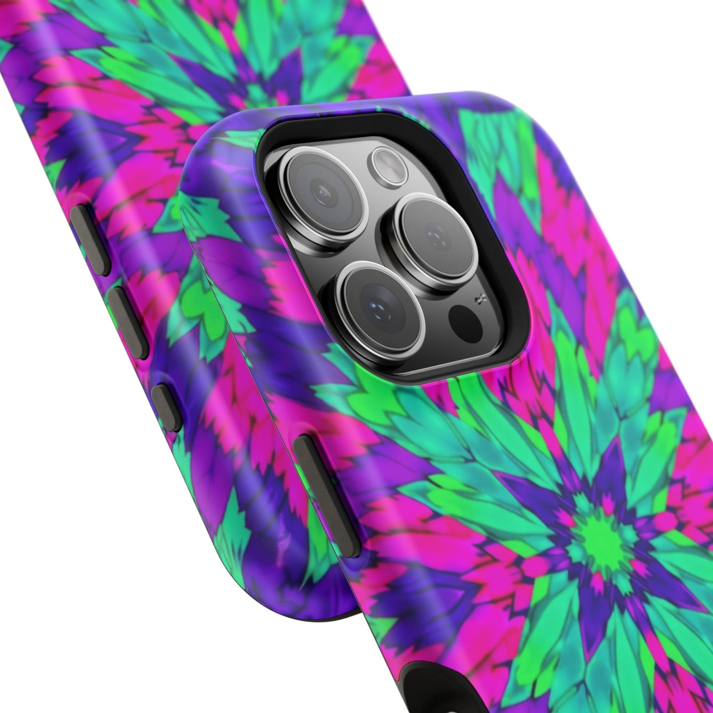 Psychedelic Mandala Phone Case - Trippy Art Gift | Colorful Flower Cases for iPhone Lovers