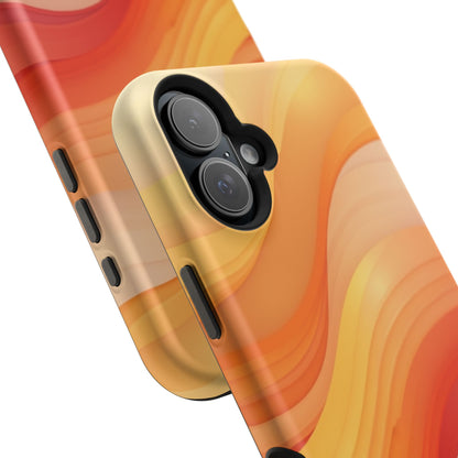 Sunset Phone Case - Aesthetic iPhone Case | Warm Gradient Wave Design | Gifts for Her | Beachy Summer Vibes