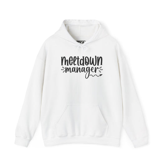 Meltdown Manager Hoodie – Fun & Relatable for Stress Managers