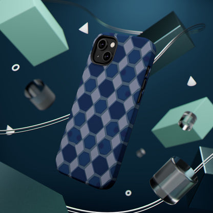 Hexagonal Elegance Phone Case – Stylish Geometric Phone Cover for iPhone & Samsung | Premium Polycarbonate Design with Sleek Minimalist Look | Anti-Slip & Shockproof Protection