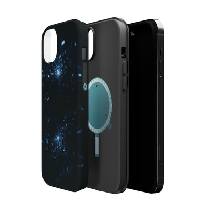 Galaxy Phone Case - Aesthetic iPhone Case | Blue Abstract Energy Design | Gifts for Him/Her | Sci-Fi Tech Vibes