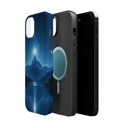 Mountain Moon Phone Case - Serene Landscape iPhone Cover - Nature Lover Gift