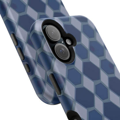 Hexagonal Elegance Phone Case – Stylish Geometric Phone Cover for iPhone & Samsung | Premium Polycarbonate Design with Sleek Minimalist Look | Anti-Slip & Shockproof Protection