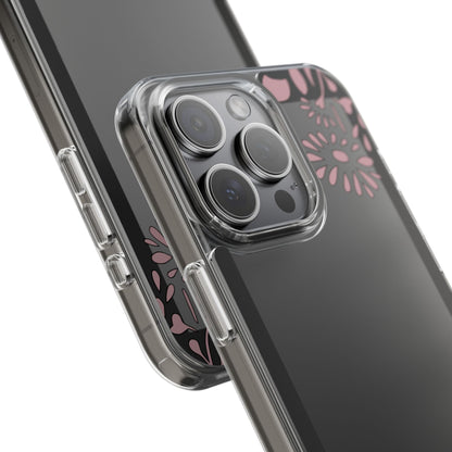 Elegant Floral Clear Phone Case – Minimalist Chic Protection