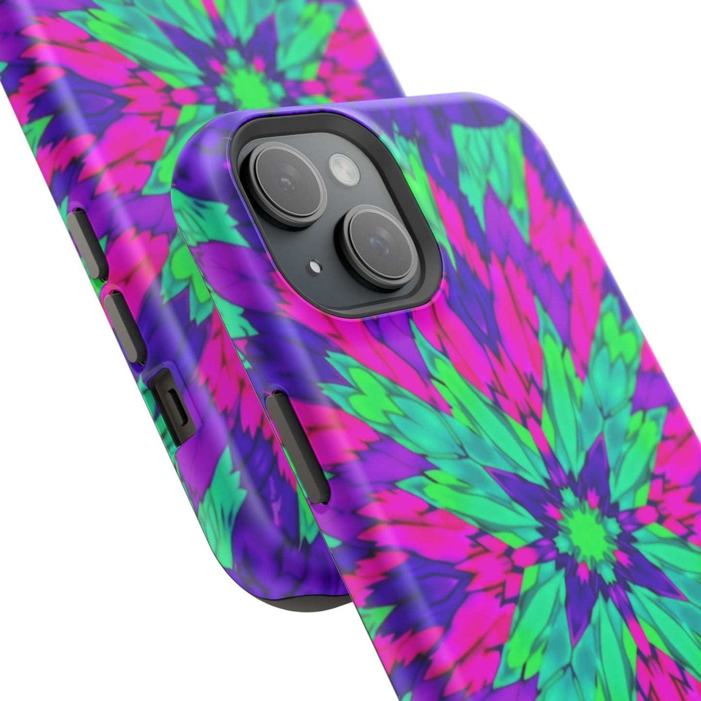 Psychedelic Mandala Phone Case - Trippy Art Gift | Colorful Flower Cases for iPhone Lovers