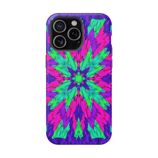 Psychedelic Mandala Phone Case - Trippy Art Gift | Colorful Flower Cases for iPhone Lovers