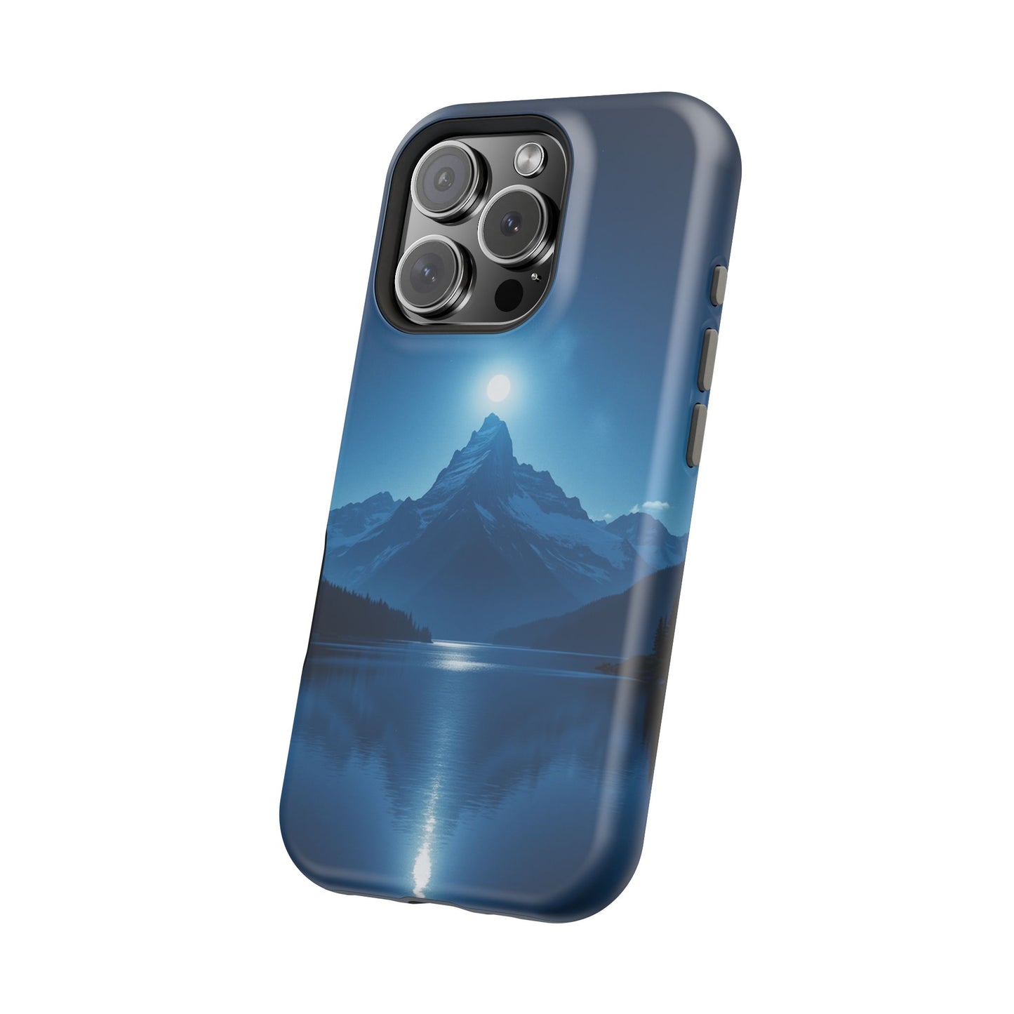 Mountain Moon Phone Case - Serene Landscape iPhone Cover - Nature Lover Gift