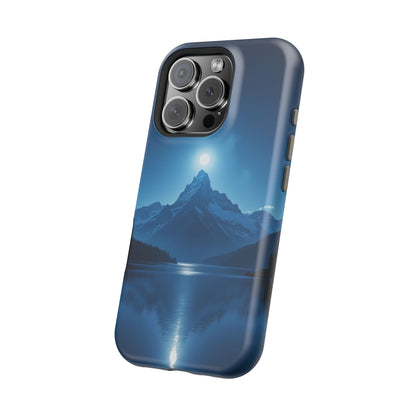 Mountain Moon Phone Case - Serene Landscape iPhone Cover - Nature Lover Gift