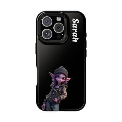 Personalized Elf Phone Case - Custom Name Aesthetic Y2K Gift | Cool Character Cases for Teens & Girls