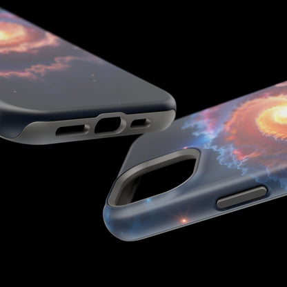 Ethereal Spiral Galaxy Phone Case for iPhone | Dreamy Aesthetic Slim Protective Cover