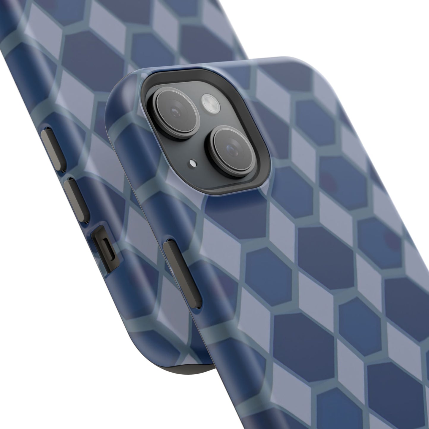 Hexagonal Elegance Phone Case – Stylish Geometric Phone Cover for iPhone & Samsung | Premium Polycarbonate Design with Sleek Minimalist Look | Anti-Slip & Shockproof Protection