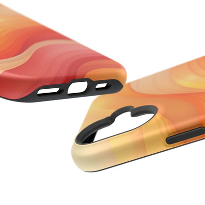 Sunset Phone Case - Aesthetic iPhone Case | Warm Gradient Wave Design | Gifts for Her | Beachy Summer Vibes