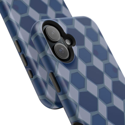 Hexagonal Elegance Phone Case – Stylish Geometric Phone Cover for iPhone & Samsung | Premium Polycarbonate Design with Sleek Minimalist Look | Anti-Slip & Shockproof Protection