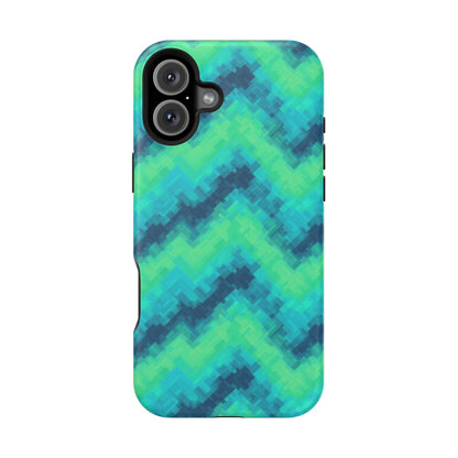 8-Bit Wave Phone Case for iPhone | Retro Pixel Art Slim Protective Cover