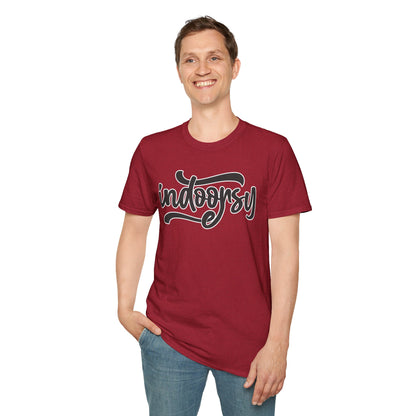 "Indoorsy" Funny Indoor Lifestyle T-Shirt – Quirky & Cozy Graphic Tee for Homebodies, Introverts & Lazy Legends