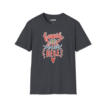 "Happily Ever After Starts Here" Inspirational & Wholesome T-Shirt – Cute Motivational Graphic Tee for Dreamers, Romantics & New Beginnings