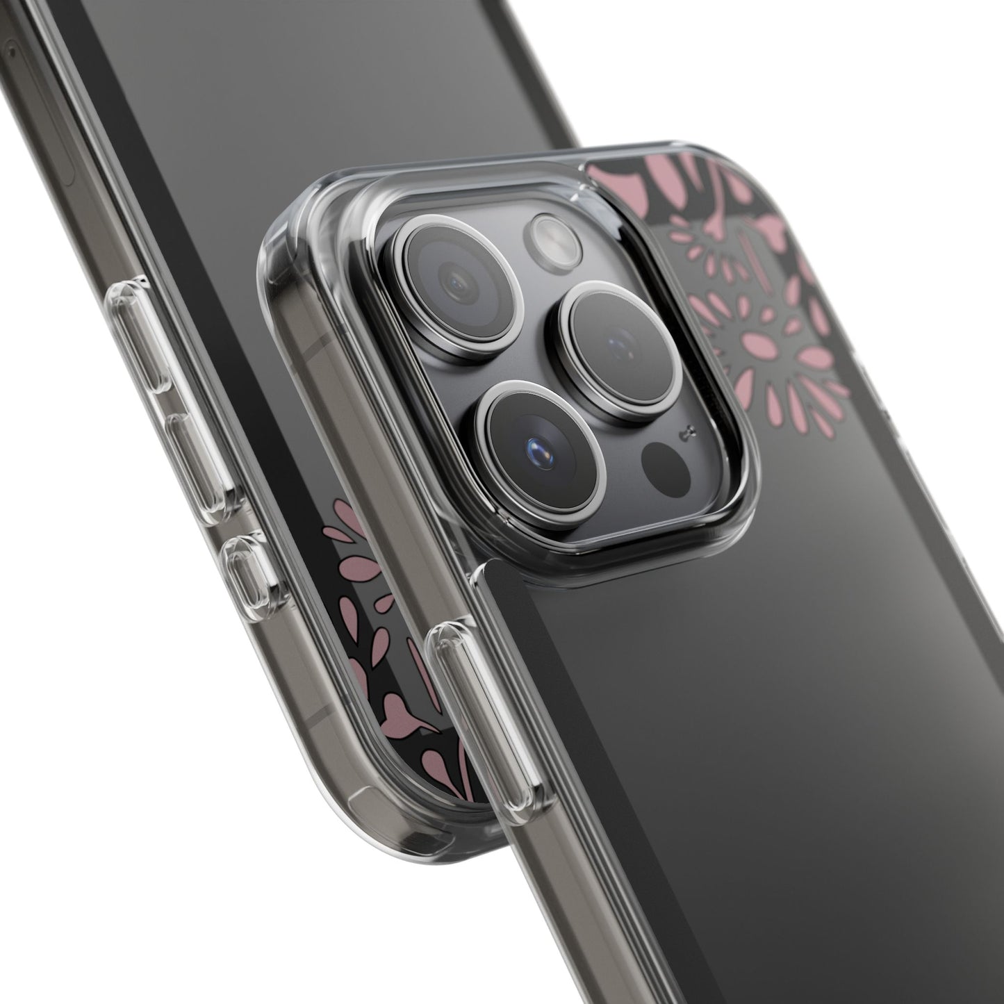 Elegant Floral Clear Phone Case – Minimalist Chic Protection