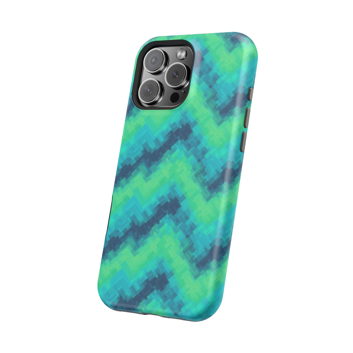 8-Bit Wave Phone Case for iPhone | Retro Pixel Art Slim Protective Cover