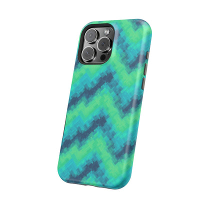 8-Bit Wave Phone Case for iPhone | Retro Pixel Art Slim Protective Cover