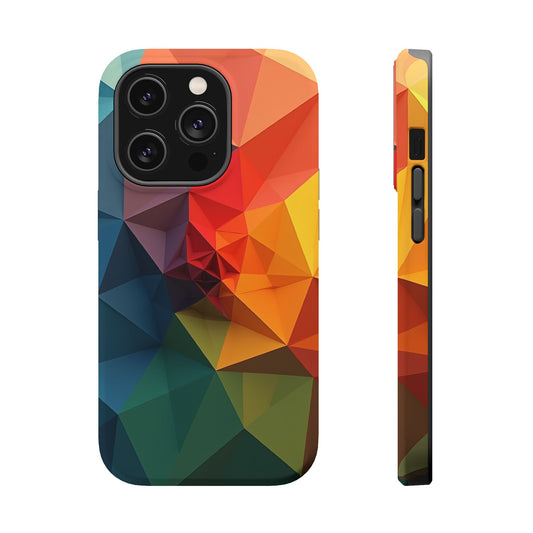 Solar Flare Phone Case for iPhone | Abstract Geometric Slim Protective Cover