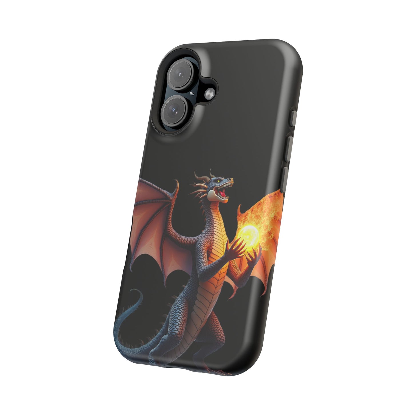 Dragon Fantasy MagSafe® iPhone Tough Case – Stunning Solid Design Protective Cover with Mythical Design