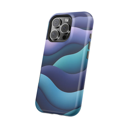 Blue Wave Phone Case - Aesthetic iPhone Case, Calming Gift Idea, Minimalist Summer Accessory