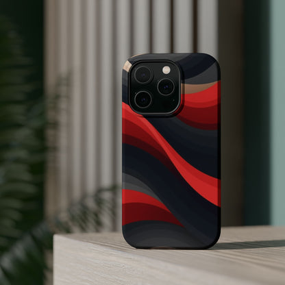 Dynamic Elegance Phone Case - Bold Wave Design | Trendy Aesthetic Gift Idea