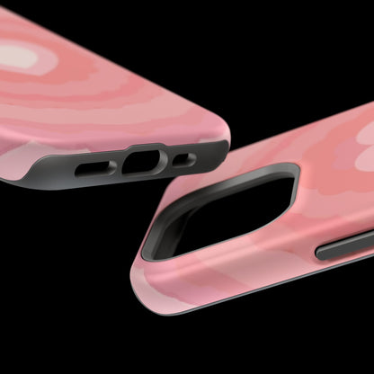 Heart Ripple iPhone Case - Cute Pink Aesthetic - Kawaii Gift for Her
