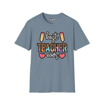 Best Teacher Ever T-Shirt – Fun and Colorful Gift for Outstanding Educators