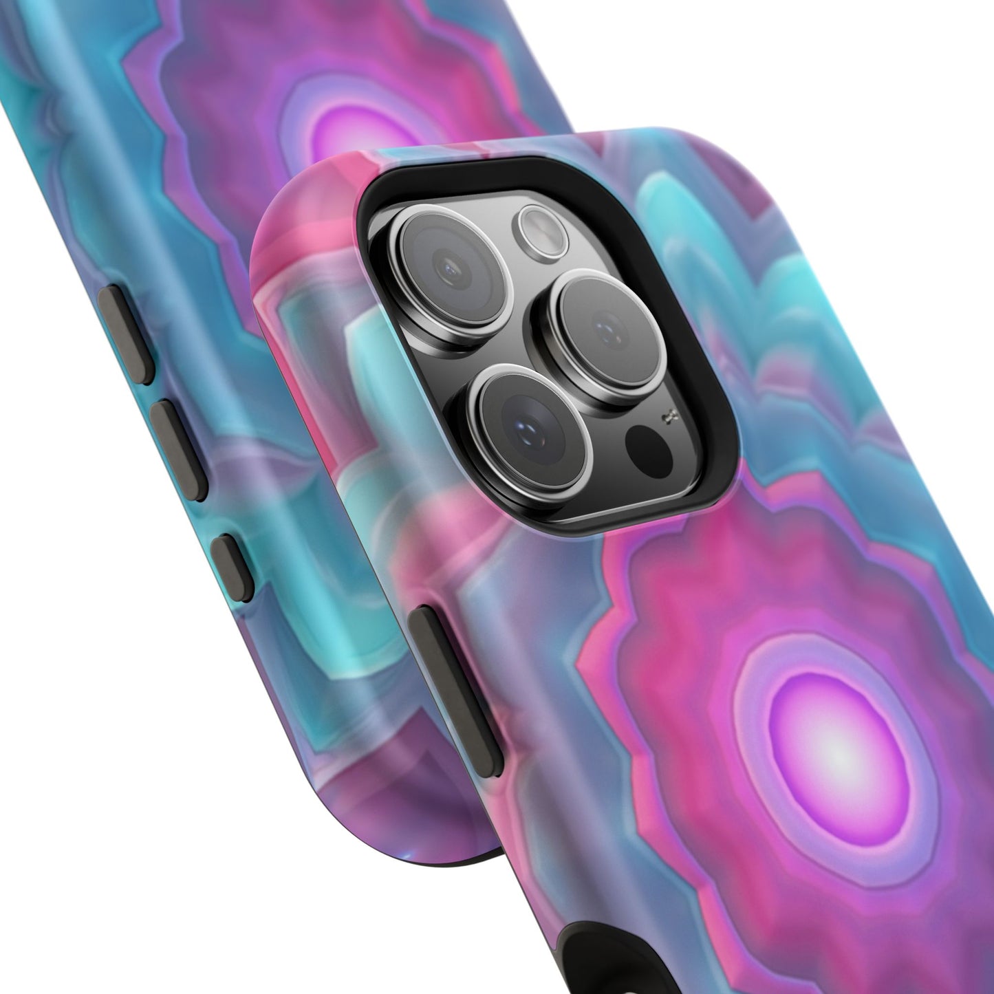 Cosmic Bloom iPhone Case - Galaxy Floral Design, Aesthetic Gift Idea