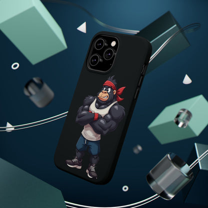 Red Band Gym Gorilla Phone Case – Fierce Style Meets Tough Protection