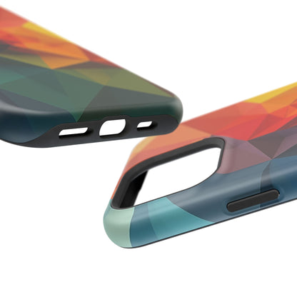Solar Flare Phone Case for iPhone | Abstract Geometric Slim Protective Cover