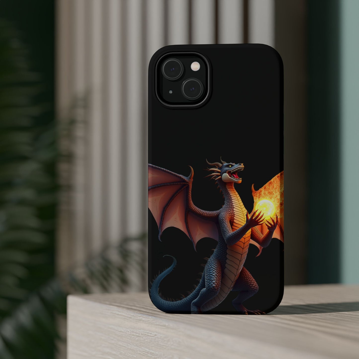 Dragon Fantasy MagSafe® iPhone Tough Case – Stunning Solid Design Protective Cover with Mythical Design