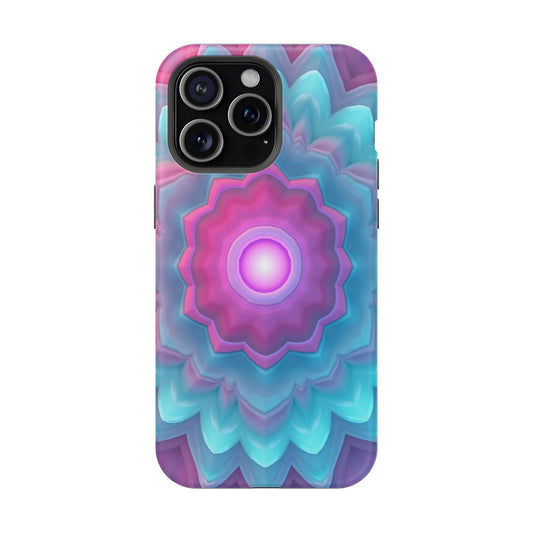 Cosmic Bloom iPhone Case - Galaxy Floral Design, Aesthetic Gift Idea