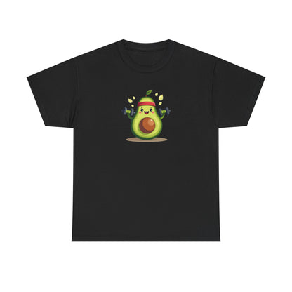 Funny Avocado Workout T-Shirt – “Swolecado” Gym Tee for Fitness Fans & Health Nuts