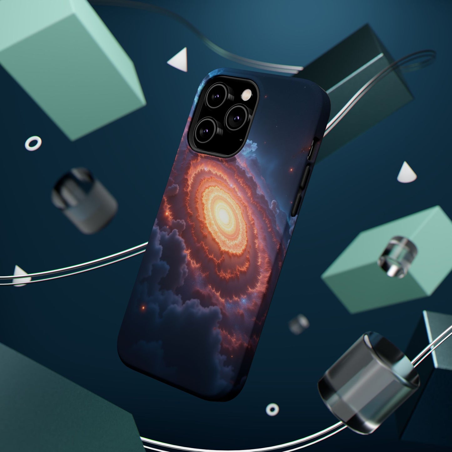 Inferno Spiral Phone Case for iPhone | Bold Aesthetic Slim Protective Cover