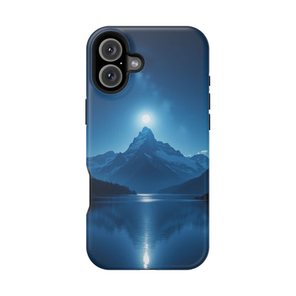 Mountain Moon Phone Case - Serene Landscape iPhone Cover - Nature Lover Gift