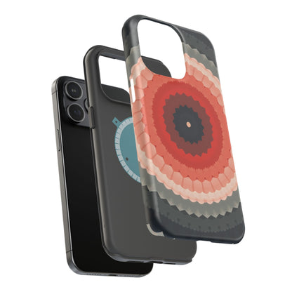Abstract Phone Case - Geometric iPhone Case, Modern Art Gift Idea, Unique Pattern Design