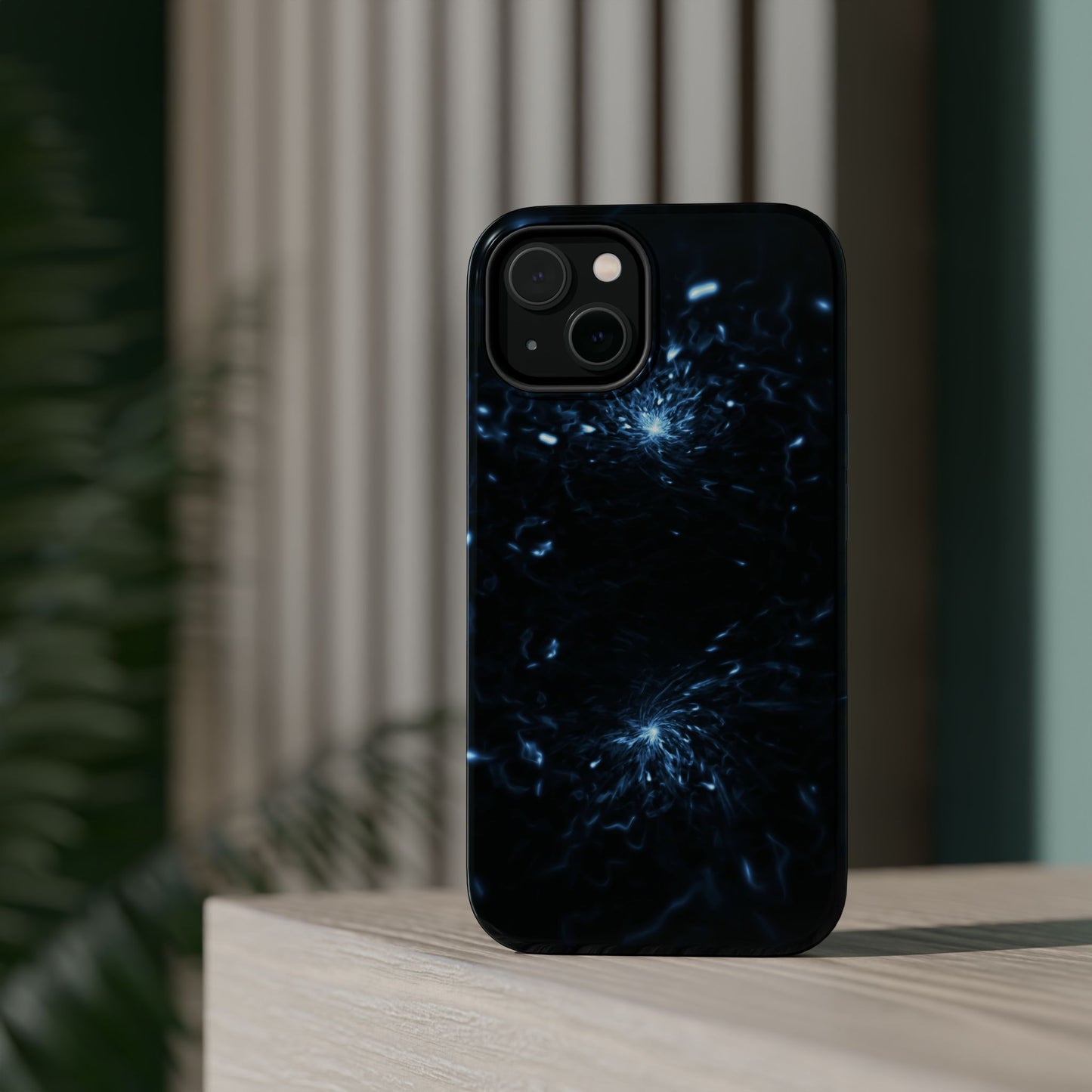 Galaxy Phone Case - Aesthetic iPhone Case | Blue Abstract Energy Design | Gifts for Him/Her | Sci-Fi Tech Vibes