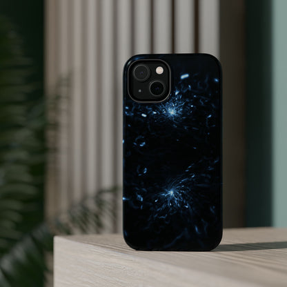 Galaxy Phone Case - Aesthetic iPhone Case | Blue Abstract Energy Design | Gifts for Him/Her | Sci-Fi Tech Vibes